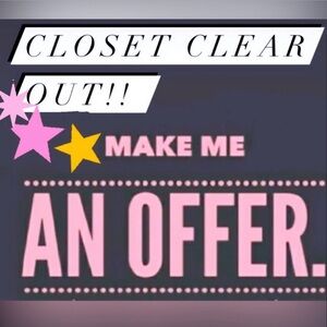 Closet Clear Out - great brands!! amazing finds!!! great deals 🎉✨